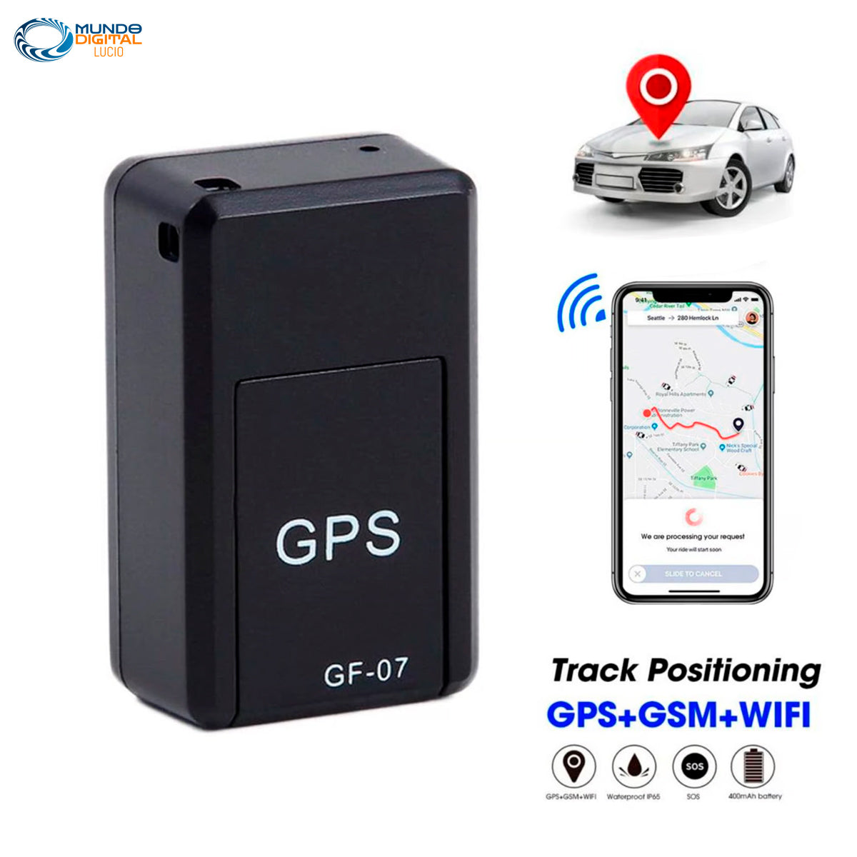 Rastreador Localizador GPS Portatil