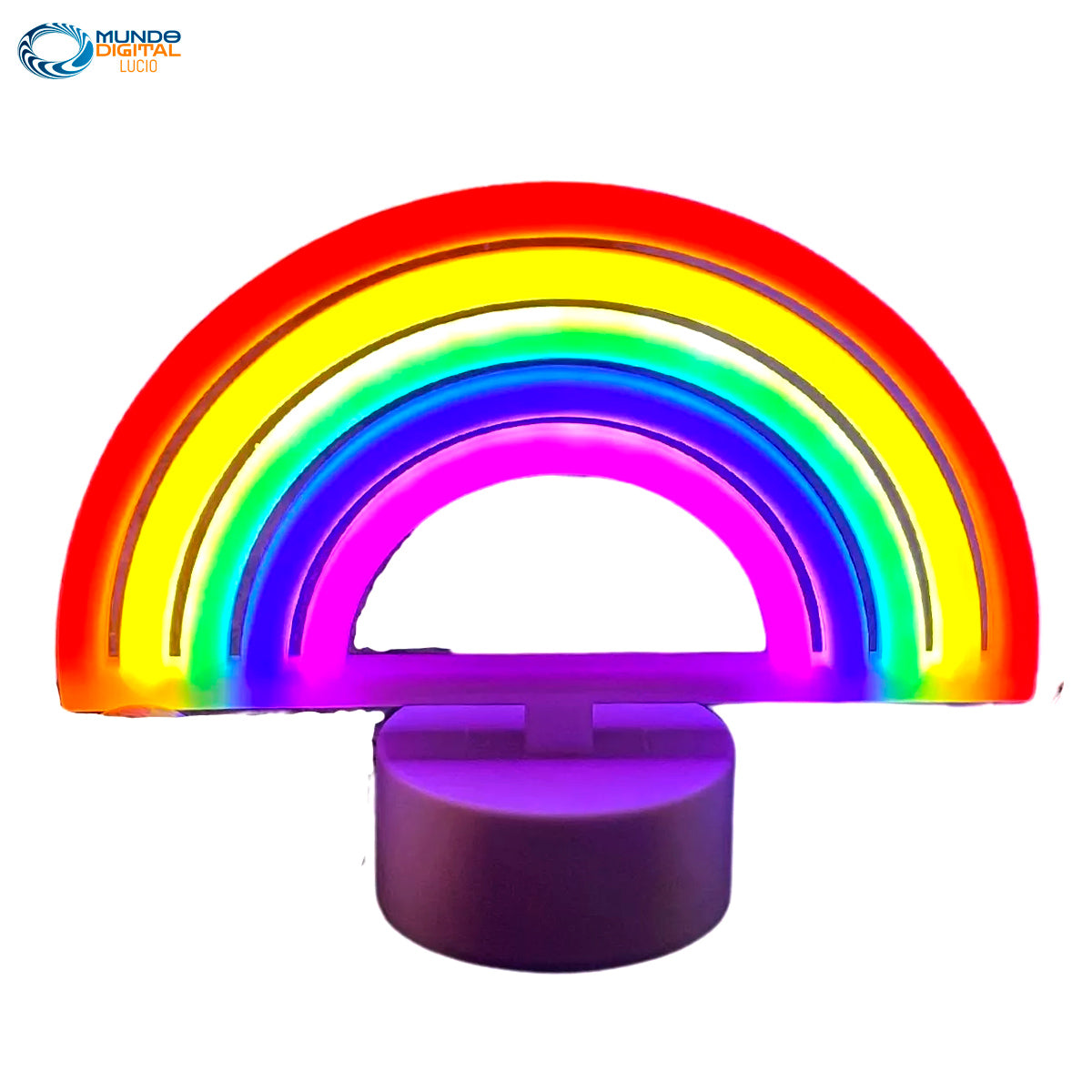 Lampara De Escritorio Arcoiris Led Neon