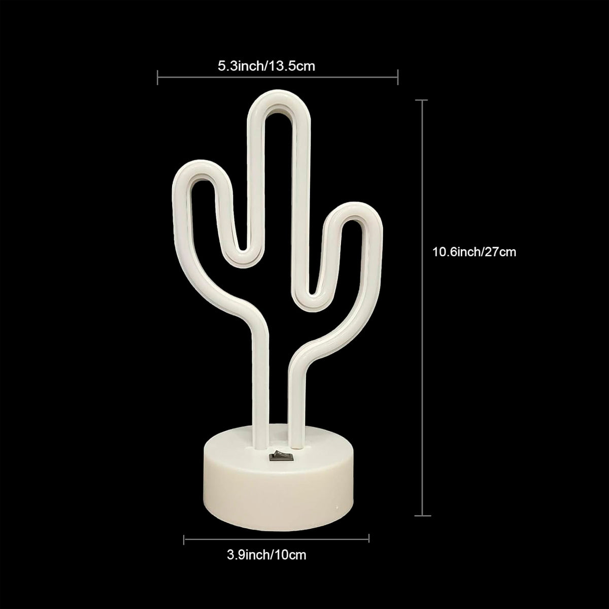 Lampara Cactus de luz LED de neón