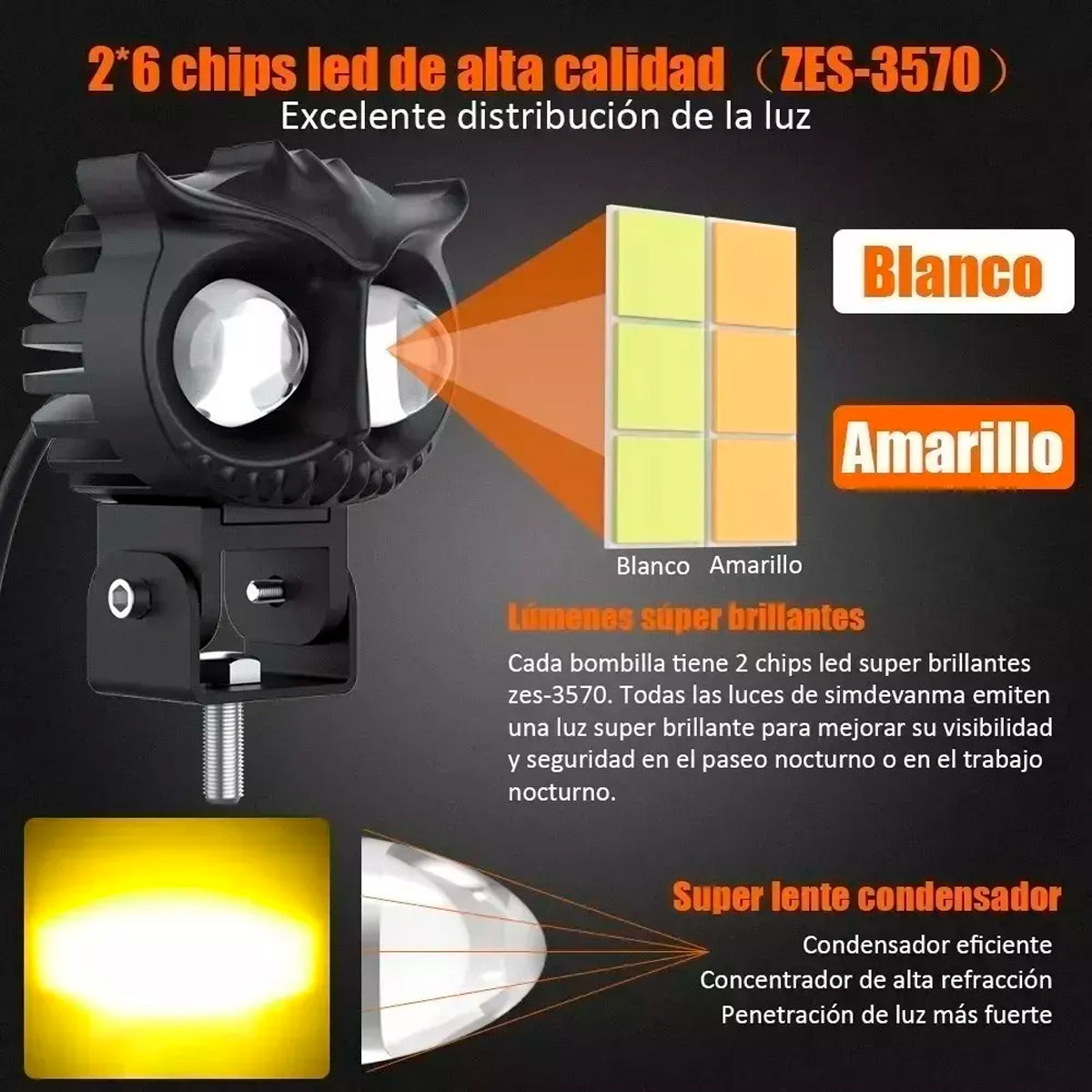 Luz Led Buho Antineblina