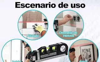 Nivel Laser Multifuncional de Alta Calidad con Cinta Metrica