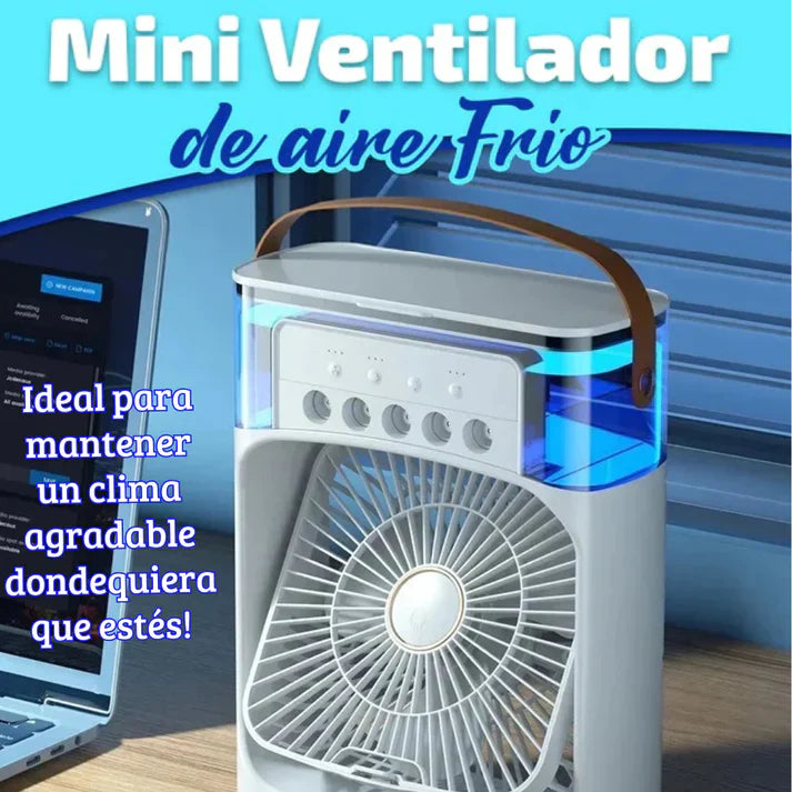 Mini Ventilador Humidificador de aire Portatil