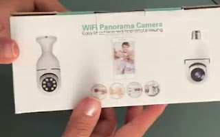 Foco Cámara Seguridad IP Bombillo Wifi Panorámica